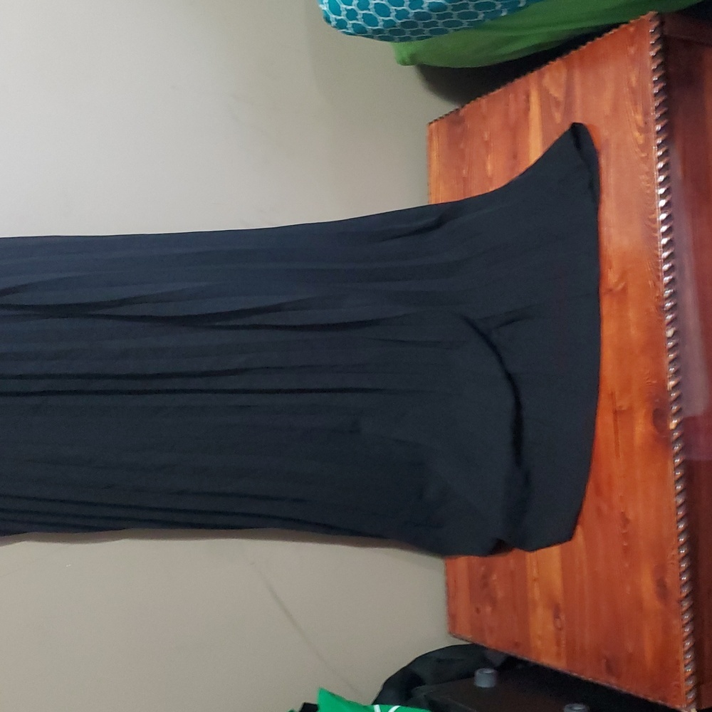Shein Elegant Black Maxi Dress Size XL - Picture 6 of 6